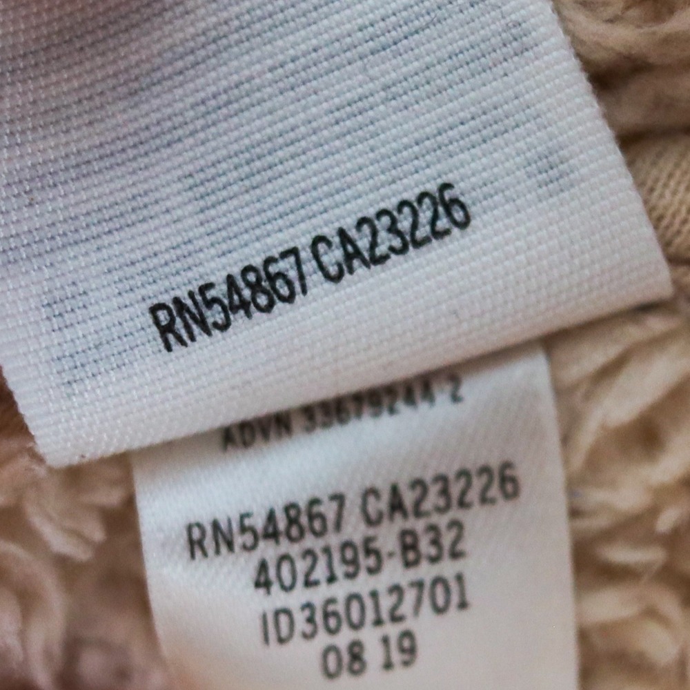 PINK‎ Victoria's Secret Sherpa Teddy Fleece Hoodie XS Beige Quarter Zip Pullover - Picture 9 of 12